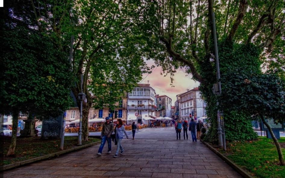 "Porta Faxeira" Lägenhet Santiago de Compostela Rum bild